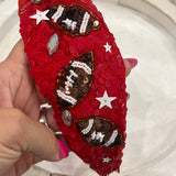 Red Knot Football Headband