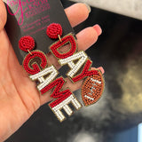 GAMEDAY BEADED EARRING