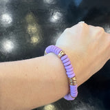 Purple Disc Bracelet