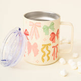 14 oz Insulated Mug-Bow Affair