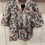 Fall for Me Floral Puff Sleeve Top