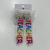 TEACHER EARRING