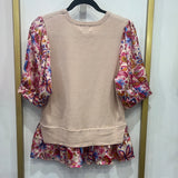 Floral Sleeve Blouse