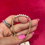 Lucky Mixed Metal Bracelet