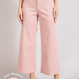 Soft Wash Wide Leg Pant