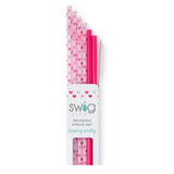 Falling in love straw set