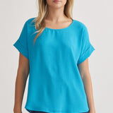 Scoop Neck Blouse