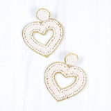 Be mine Beaded Earring