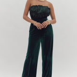 Velvet Emerald Jumpsuit