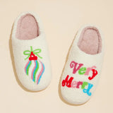 Very Merry Slippers