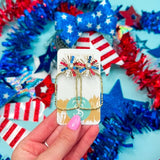 'Merica Sequin Earrings