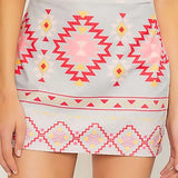 Aztec Mini Skirt