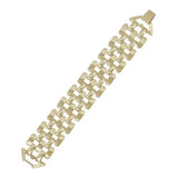 Gold Metal Watch Band Bracelet