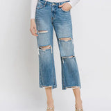 High-Rise Relaxed Straight Jean