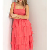 Ruffle Midi Dress