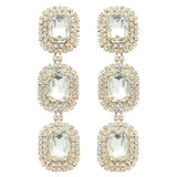 OCTAGON DANGLE EARRINGS