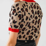 Panther Print Sweater