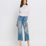 High-Rise Relaxed Straight Jean