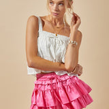 Game Ruffle Tiered Skort