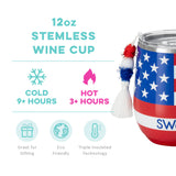 All American Stemless Wine Cup