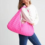 Quilted Hobo Bag