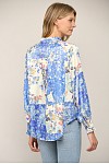 Patch work Button Down
