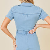Denim Romper