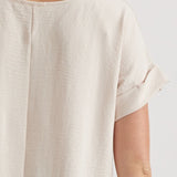 Scoop Neck Blouse
