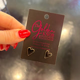Single Heart Studs