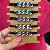 5 PC Enamel Hair Tie set