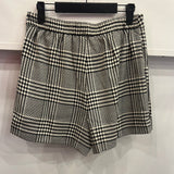 PLAID PLEATED SKORT