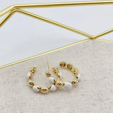 BUBBLE WHITE HOOP