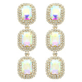 OCTAGON DANGLE EARRINGS