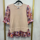 Floral Sleeve Blouse