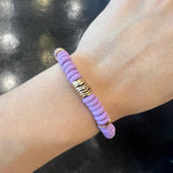 Purple Disc Bracelet