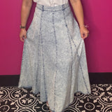 Denim Maxi Skirt