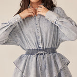DENIM ROMPER