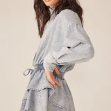 DENIM ROMPER
