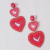 Enchanted Heart Drop Earrings