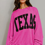 Oversize Texas Graphic Crewneck