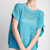 Short Sleeve Knit Top
