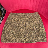 Fierce Leopard Mini Skirt