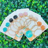 Glass Hoop Earring