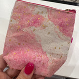 Santa Painted Pouch