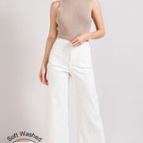 Soft Wash Wide Leg Pant