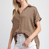 Stripped Coco Button Down