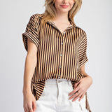 Stripped Coco Button Down