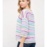 STRIPE KNIT TOP