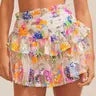 FLOWER SEQUIN SHORTS