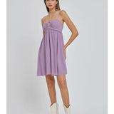 Tie Front Mini Dress